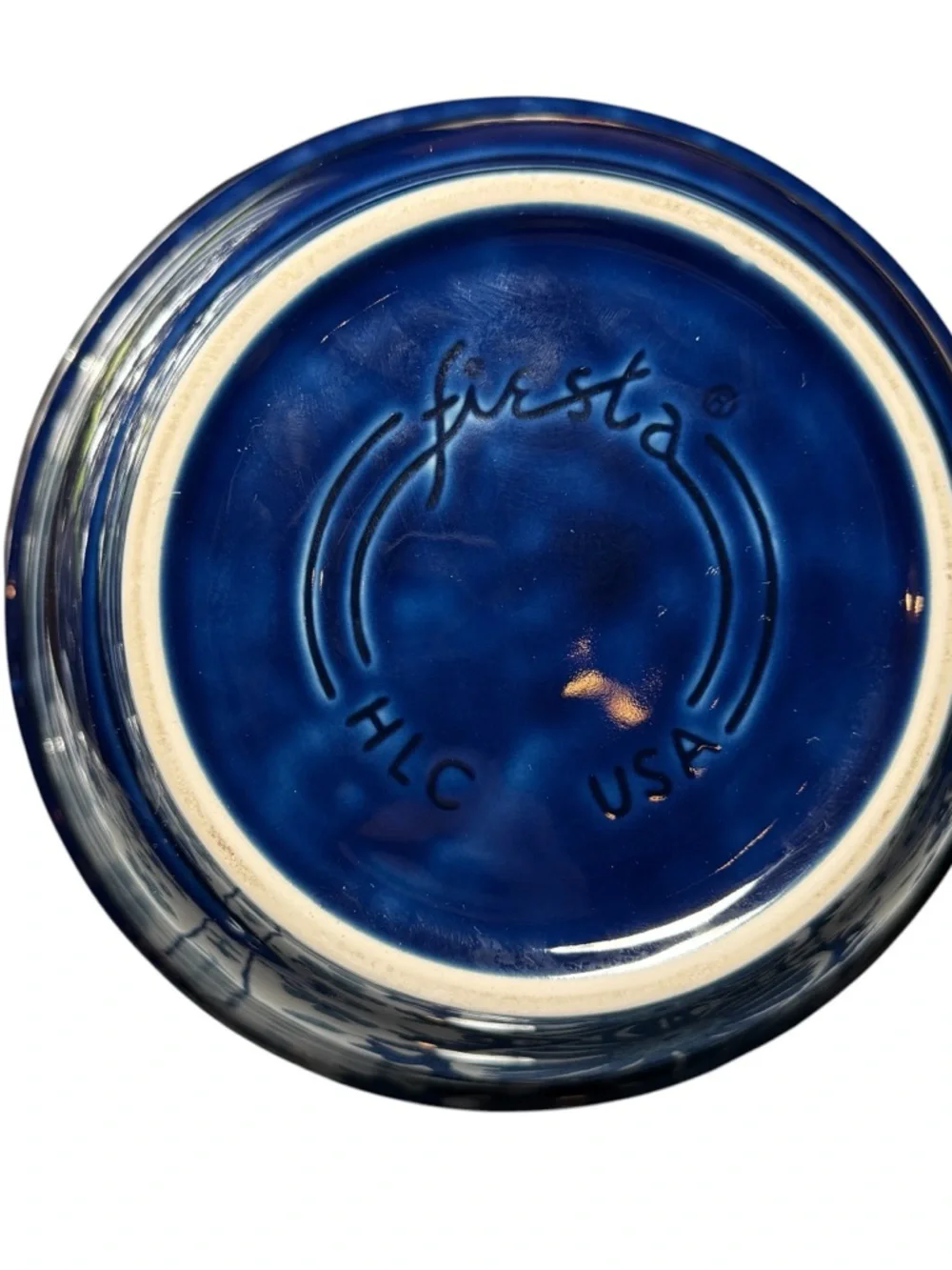 Cobalt Blue Lidded Ceramic Casserole Dish